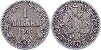 Finnland 1 Markka Alexander II. von Rußland 1855-1881. -