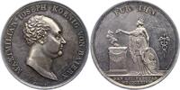 Bayern Silbermedaille Maximilian I. Joseph 1806-1825. -