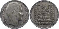 Frankreich 20 Francs Dritte Republik 1870-1940. -