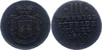 Waldeck 3 Pfennig Georg Heinrich 1813-1845. -