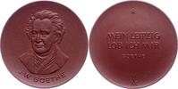 Personenmedaillen Porzellanmedaille Goethe, Johann Wolfgang von *1749 Frankfurt, +1832. -