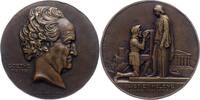Personenmedaillen Bronzemedaille Goethe, Johann Wolfgang von *1749 Frankfurt, +1832. -