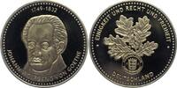 Personenmedaillen Vergoldete Bronzemedaille Goethe, Johann Wolfgang von *1749 Frankfurt, +1832. -