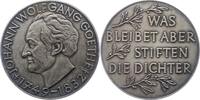Personenmedaillen Silbermedaille Goethe, Johann Wolfgang von *1749 Frankfurt, +1832. -