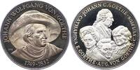 Personenmedaillen Silbermedaille Goethe, Johann Wolfgang von *1749 Frankfurt, +1832. -