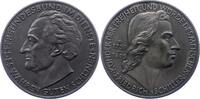 Personenmedaillen Silbermedaille Goethe, Johann Wolfgang von *1749 Frankfurt, +1832. -