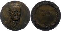 Personenmedaillen Bronzemedaille Goethe, Johann Wolfgang von *1749 Frankfurt, +1832. -