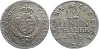 Sachsen-Albertinische Linie 1/12 Taler Friedrich August I. 1806-1827. -