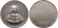 Sachsen-Albertinische Linie Silbermedaille Friedrich August I. 1694-1733. -