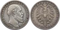Mecklenburg-Schwerin 2 Mark Friedrich Franz II. 1842-1883. -