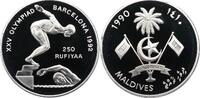 Malediven 250 Rufiyaa Zweite Republik ab 1388 AH / 1968 AD. -