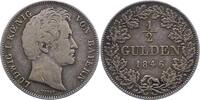 Bayern 1/2 Gulden Ludwig I. 1825-1848. -