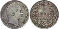 Bayern 1/2 Gulden Ludwig I. 1825-1848. -