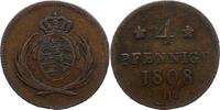 Sachsen-Albertinische Linie 4 Pfennig Friedrich August I. 1806-1827. -