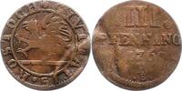 Mecklenburg-Rostock, Stadt 3 Pfennig -