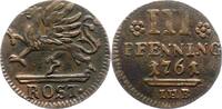 Mecklenburg-Rostock, Stadt 3 Pfennig -