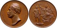 Brandenburg-Preußen Brozemedaille Friedrich Wilhelm IV. 1840-1861. -