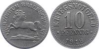 Braunschweig 10 Pfennig Eisen Herzogtum Braunschweig. -