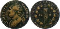 Frankreich 12 Deniers Ludwig XVI. 1774-1793. -