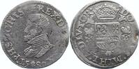 Belgien-Brabant 1/2 Ecu Philippe Philipp II. 1555-1598. -