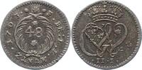 Braunschweig-Lüneburg-Celle 1/48 Taler Landmünze 1 Georg Wilhelm 1665-1705. -