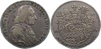 Eichstätt, Bistum 1/2 Taler Johann Anton Freiherr v. Zehmen 1781-1790. -