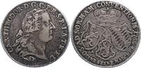 Pfalz-Kurlinie 1/2 Taler Karl Theodor 1742-1799. -