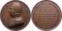 Frankreich Bronzemedaille Louis XVIII. 1814-1824. -