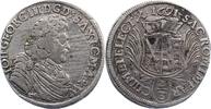Sachsen-Albertinische Linie 2/3 Taler Johann Georg III. 1680-1691. -