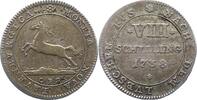 Lauenburg 8 Schilling Georg II. von Braunschweig-Calenberg-Hannover 1727-1760. -