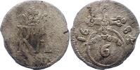 Braunschweig-Wolfenbüttel 6 Pfennig Rudolf August 1666-1685. -