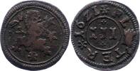 Braunschweig-Wolfenbüttel 3 Flitter Kippermünzen im Gebiet Friedrich Ulrichs. -