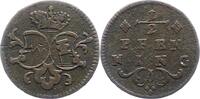 Würzburg-Bistum 1/2 Pfennig Franz Ludwig von Erthal 1779-1795. -