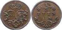 Würzburg-Bistum 1/2 Pfennig 1779-1795 Franz Ludwig von Erthal 1779-1795.... 14,00 EUR Differenzbesteuert nach §25a UStG zzgl. 5,00 EUR Versand