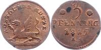 Mecklenburg-Rostock, Stadt 3 Pfennig -