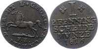 Braunschweig-Wolfenbüttel Pfennig Karl 1815-1830. -