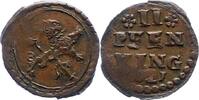 Braunschweig-Wolfenbüttel 2 Kippepfennig Kippermünzen im Gebiet Friedrich Ulrichs. -