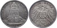 Sachsen 3 Mark Friedrich August III. 1904-1918. -