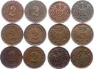 Kleinmünzen 2 Pfennig -