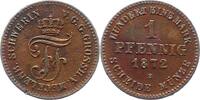 Mecklenburg-Schwerin Pfennig Friedrich Franz II. 1842-1883. -