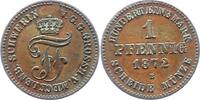 Mecklenburg-Schwerin Pfennig Friedrich Franz II. 1842-1883. -