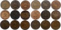 Kleinmünzen 2 Pfennig -