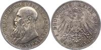 Sachsen-Meiningen 3 Mark Georg II. 1866-1914. -