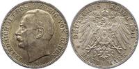 Baden 3 Mark Friedrich II. 1907-1918. -