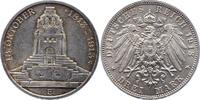 Sachsen 3 Mark Friedrich August III. 1904-1918. -