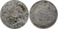 Ägypten 20 Qirsh 1910 Muhammad V 1909-1914. Sehr schön
