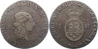 Schleswig-Holstein-Königliche Linie 2/3 Taler zu 40 Schilling Christian VII. 1766-1808. -