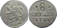 Hessen-Kassel 8 Heller Friedrich II. 1760-1785. -