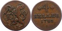 Hessen-Kassel 4 Heller Friedrich II. 1760-1785. -