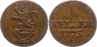 Hessen-Kassel 1 Heller Friedrich II. 1760-1785. -